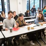 Students in a classroom