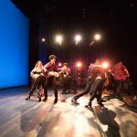 Student dancers perform on the MainStage of the 62 Center for Theatre and Dance