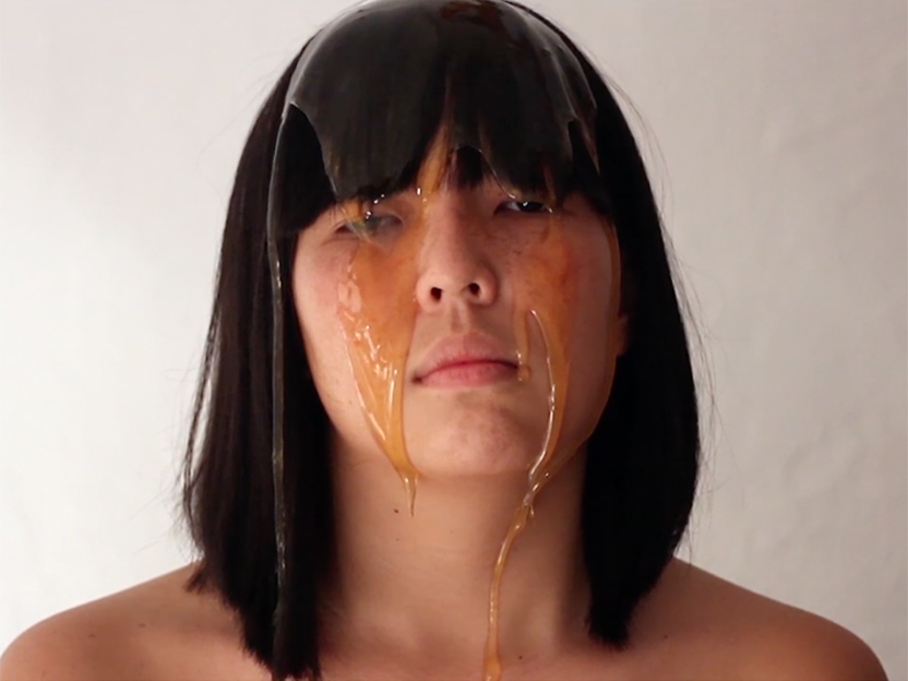 Screen shot from an artist's video