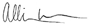 Allison Wu Signature
