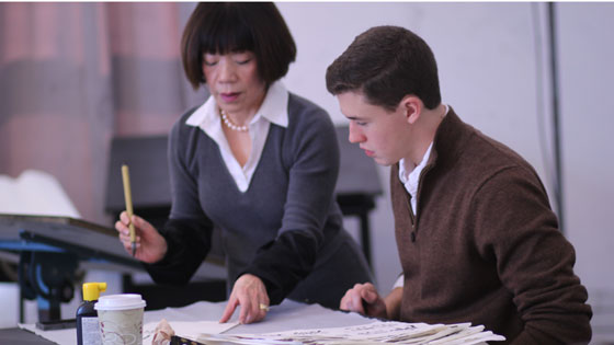 Calligraphy with Scarlett Jang
