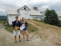 David Nolan, Williams Class of 2013, and Samantha Murray, Class of 2014