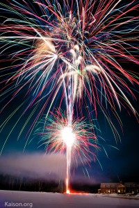 Fireworks at Poker Flatas