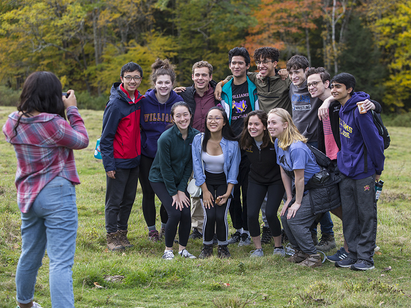 A photo of a group of students posing for a photo.