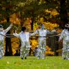 Students in the Sound and Sculpture courses at the Clark Art Institute in October