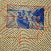 Close up of Rauschenberg lithograph called 