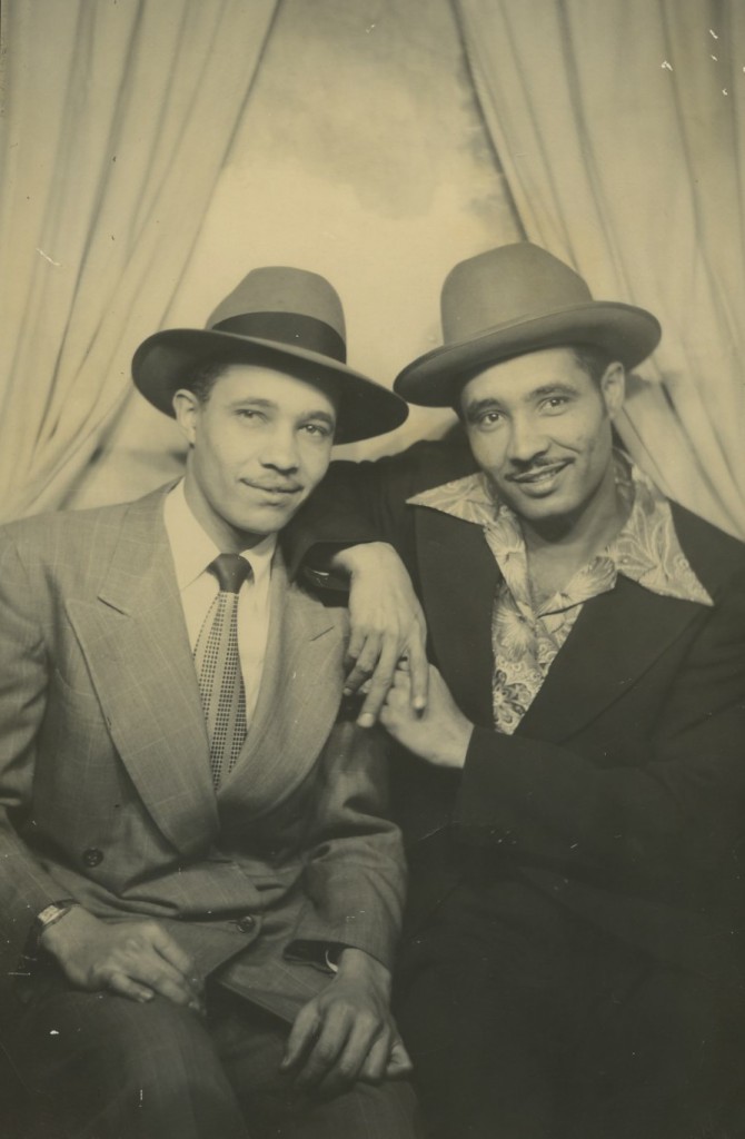 A 1956 photograph of the Rios Brothers from Professor Merida Rua's book A Grounded Identidad