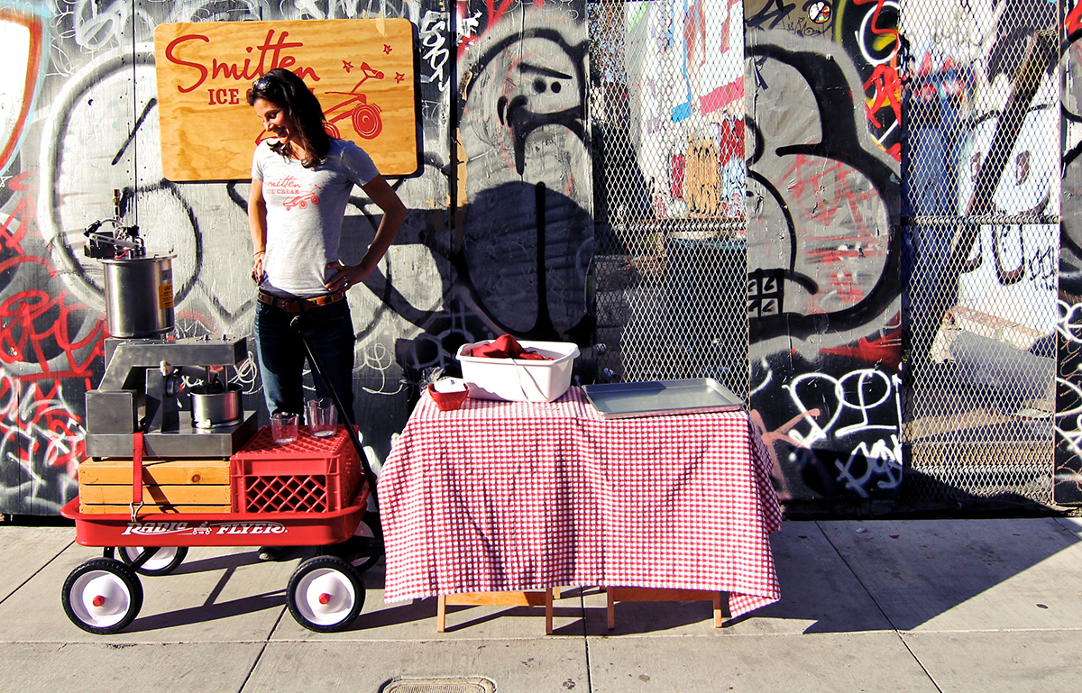 Robyn Goldman Fisher, Class of 2001, owner of Smitten ice cream company in San Francisco
