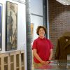 Photograph of Sophie Wunderlich, Williams Class of 2018, who helped curate the archives exhibition 