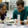 Summer Science Research with Prof. Lee Park (left)