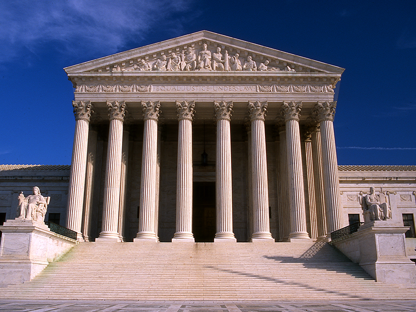 Photograph of exterior of U.S. Supreme Court by Jeff Kubina