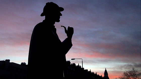 Sherlock Holmes silhouette
