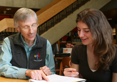 Morgan and student