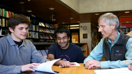Morgan and students