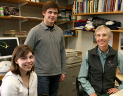 Morgan and students